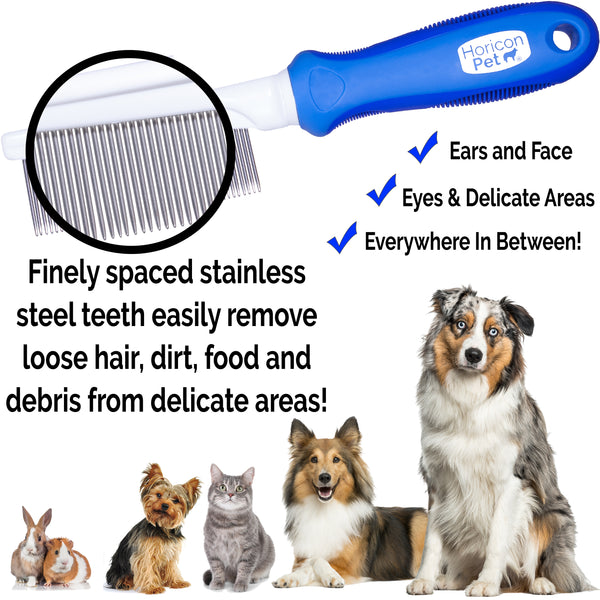 Horicon Pet Detangling 2 In 1 Pet Comb Set