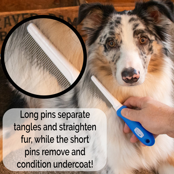 Horicon Pet Detangling 2 In 1 Pet Comb Set