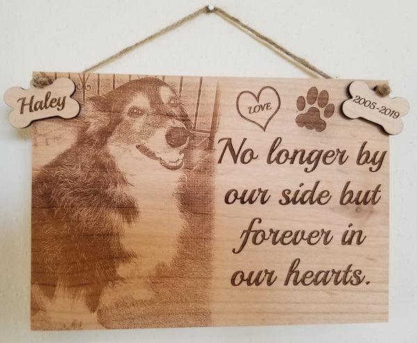 Engraved Pet Memorial Plaque